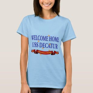 T-shirt USS à la maison bienvenu Decatur
