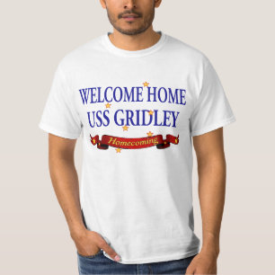 T-shirt USS à la maison bienvenu Gridely