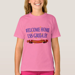T-shirt USS à la maison bienvenu Gridely