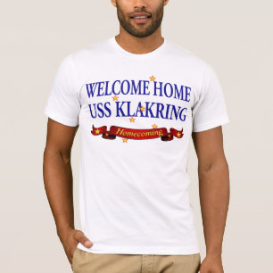 T-shirt USS à la maison bienvenu Klakring