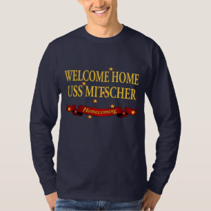 T-shirt USS à la maison bienvenu Mitscher