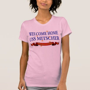T-shirt USS à la maison bienvenu Mitscher