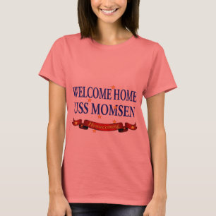 T-shirt USS à la maison bienvenu Momsen