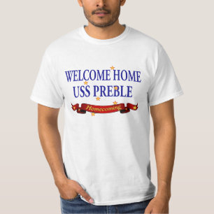 T-shirt USS à la maison bienvenu Preble