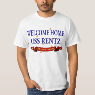 T-shirt USS à la maison bienvenu Rentz