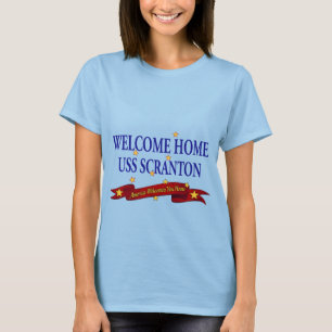 T-shirt USS à la maison bienvenu Scranton