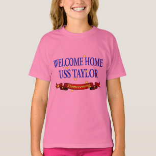 T-shirt USS à la maison bienvenu Taylor