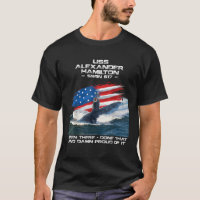 USS Alexander Hamilton SSBN 617 American Flag Subm