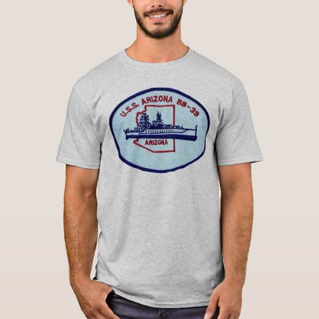 T-shirt USS Arizona (BB-39) (Devant)