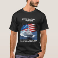 USS Barry DDG 52 Destroyer Ship USA Drapeau Vétéri