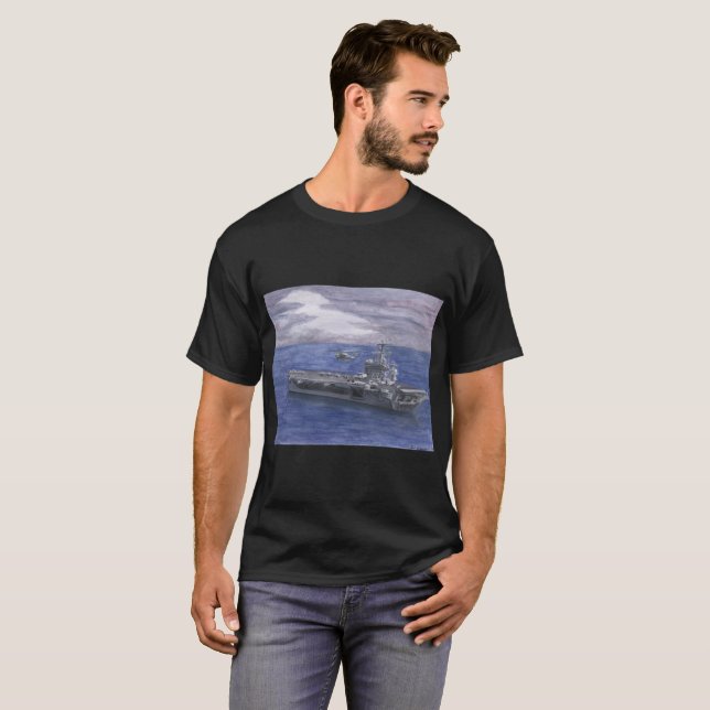 T-shirt USS Eisenhower (Devant entier)