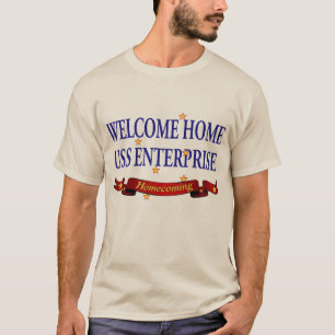 T-shirt USS Enterprise à la maison bienvenue
