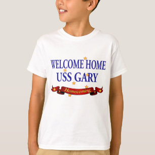 T-shirt USS Gary à la maison bienvenu