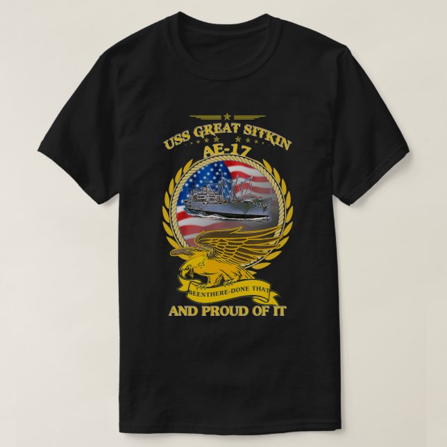 T-shirt USS Great Sitkin (AE17) (Design devant)
