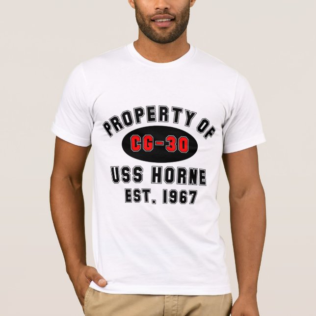 T-shirt USS Horne (Devant)