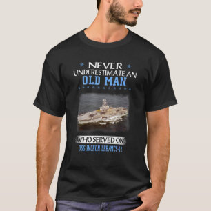 T-shirt USS Inchon LPH MCS 12 Anciens Combattants Day Père