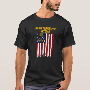 T-shirt USS John F. Kennedy CV-67 Vétérinaire du porte-avi