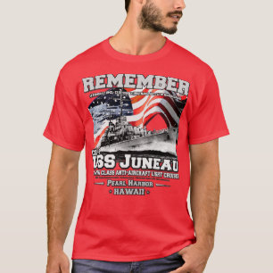 T-shirt USS Juneau CL52 croiseur léger Atlantaclass vétéra