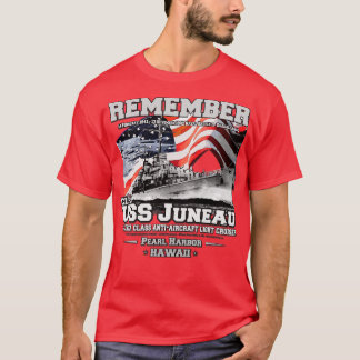 T-shirt USS Juneau CL52 croiseur léger Atlantaclass vétéra