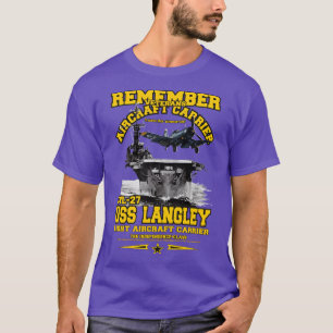 T-shirt USS Langley CVL27 anciens combattants des porte-av