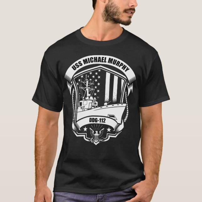 T-shirt uss michael murphy (Devant)