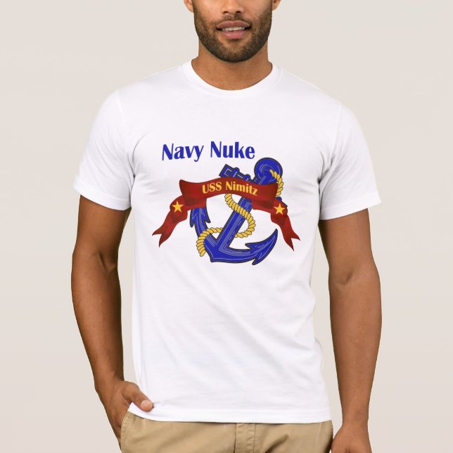 T-shirt ~ USS Nimitz d'arme nucléaire de marine (Devant)