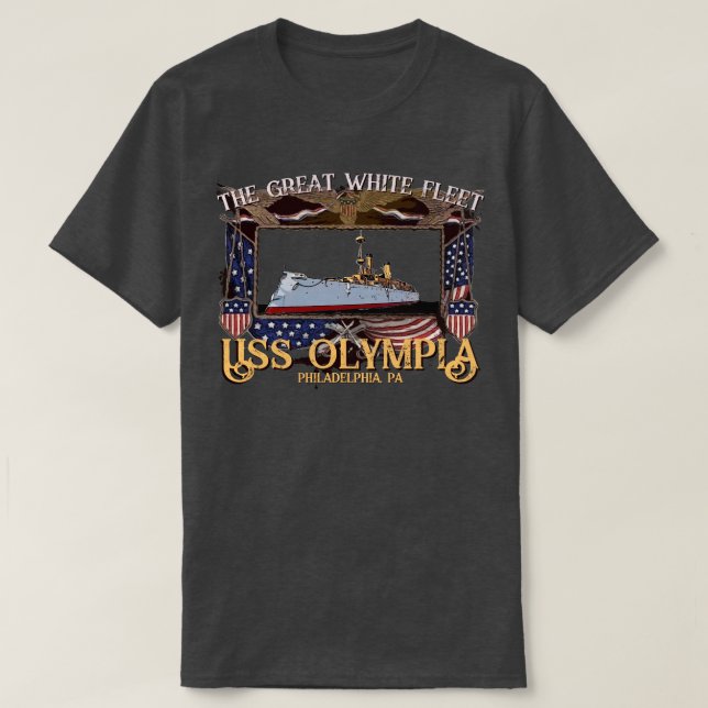 T-SHIRT USS OLYMPIA (Design devant)
