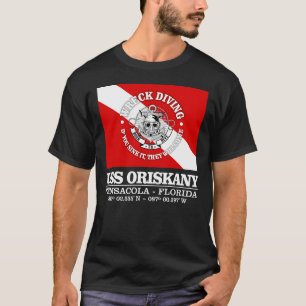 T-shirt USS Oriskany (meilleures épaves)
