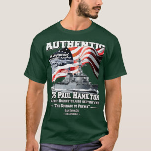 T-shirt USS Paul DDG60 destroyer Arleigh Burkeclass