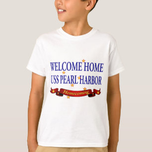 T-shirt USS Pearl Harbor à la maison bienvenu