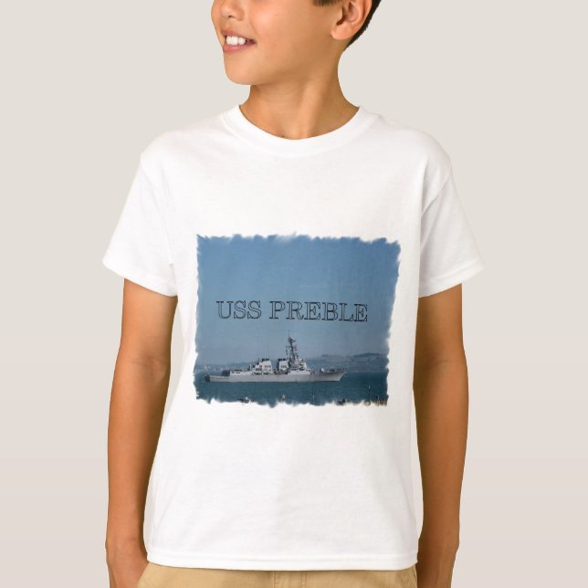T-shirt USS Preble (Devant)