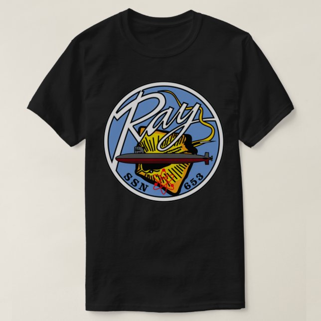 T-shirt USS Ray SSN653  (Design devant)