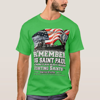 T-shirt USS Saint Paul CA73 Baltimoreclass croiseur lourd