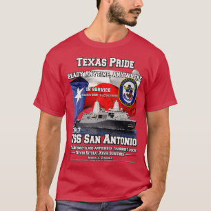 T-shirt USS San Antonio LPD17 quai de transport amphibie 1