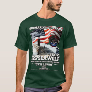 T-shirt USS Seawolf SSN21 sous-marin d'attaque