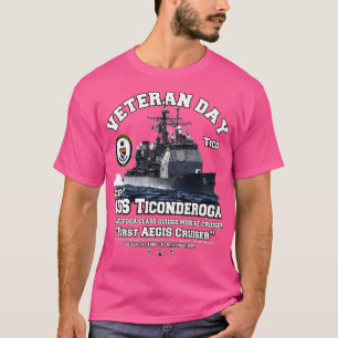 T-shirt USS Ticondéroga CG47 Tico Veterans