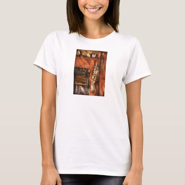 T-shirt Ustensiles - Ail et Cuillères (Devant)