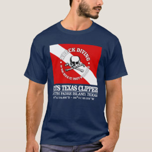 T-shirt USTS Texas Clipper (meilleures épaves)