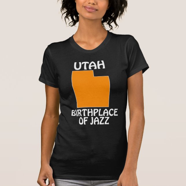 T-shirt Utah - Berceau du Jazz (Devant)