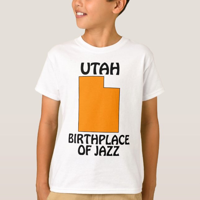 T-shirt Utah - Berceau du Jazz (Devant)