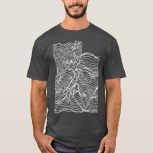 T-shirt Utah Elévations Inconnues Carte topographique Sans