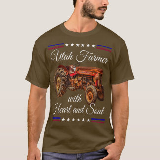 T-shirt Utah Farmer Retro
