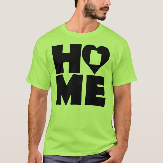 T-shirt Utah Maison Heart State Tees (Devant)