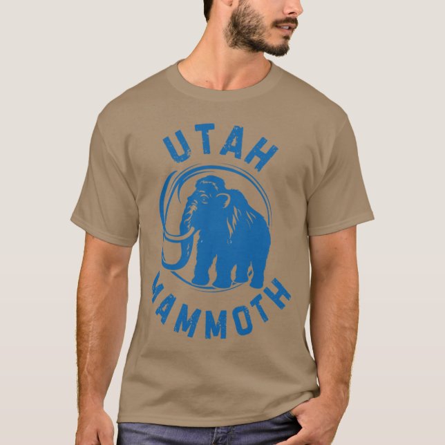 T-shirt Utah mammoth (Devant)