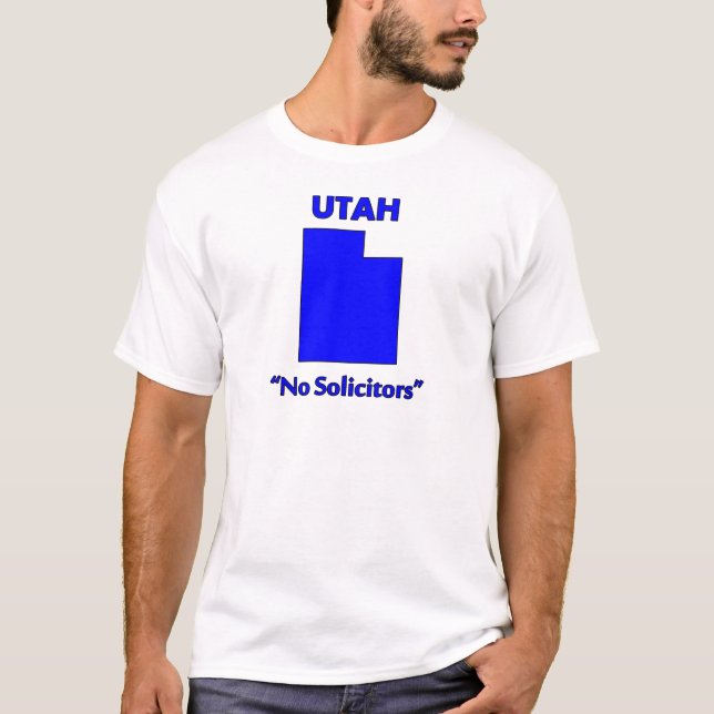 T-shirt Utah - Pas de solliciteurs (Devant)