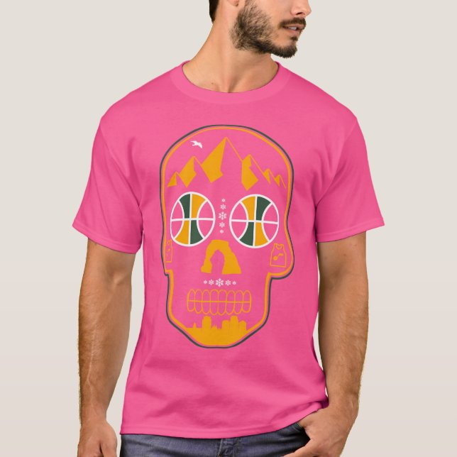 T-shirt Utah Sugar Skull (Devant)