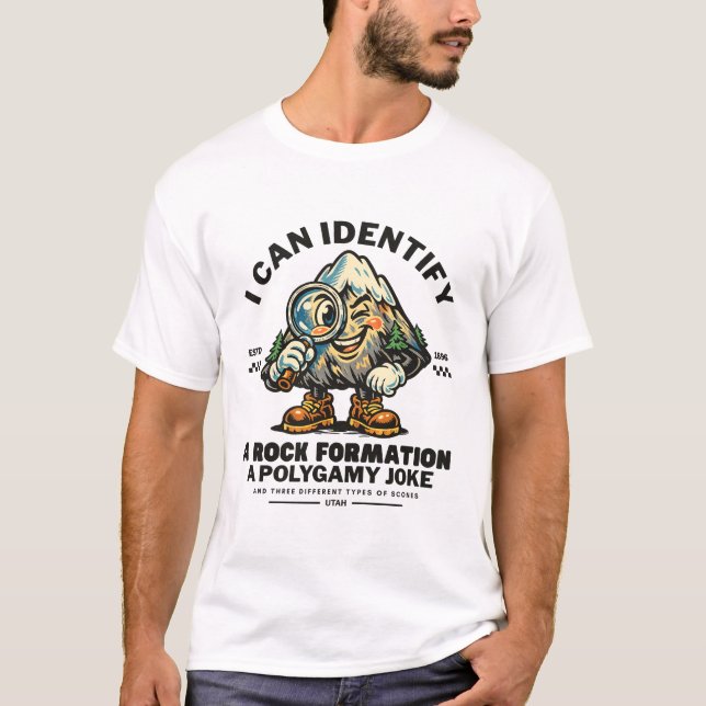 T-shirt Utah : une formation rocheuse (Devant)