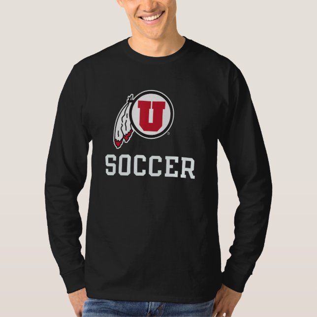 T-shirt Utah Utes Soccer Icon Officiellement Autorisé (Devant)