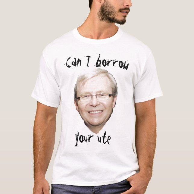 T-shirt Utegate de Kevin Rudd (Devant)