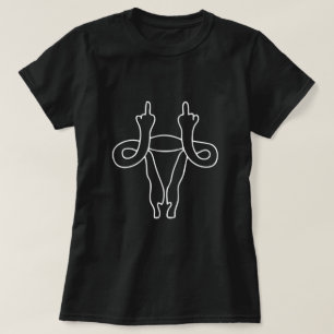 T-shirt UTERUS DUECES MIDDLE DOGERS PERSONNALISABL
